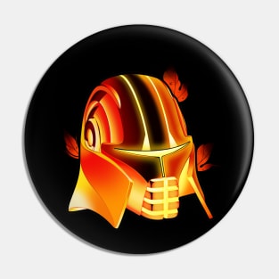 Glowing Sci-fi Helmet Pin