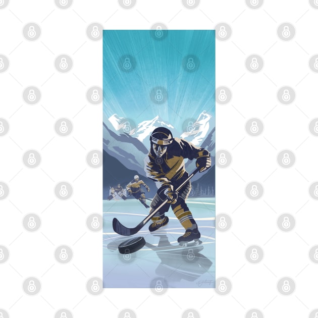 Lake Ice Hockey by SFDesignstudio