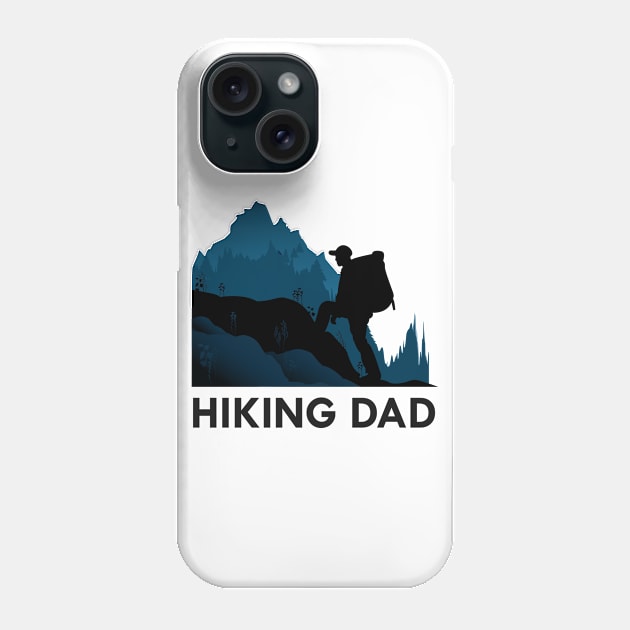 Hiking dad Phone Case by KC Happy Shop