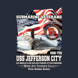 USS Jefferson City SSN-759 US Navy submarine T-Shirt