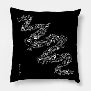 Creature Zig-Zag Pillow