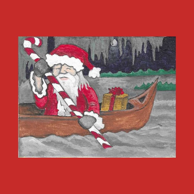 Papa Noel in his pirogue by Gumbo Gallery