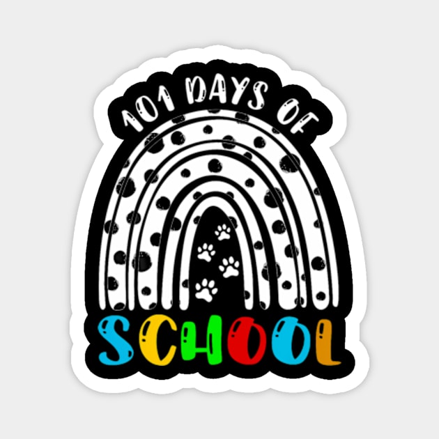 101 Days Of School Today 101 Days Smarter Dalmatian Lovers Magnet by Daysy1