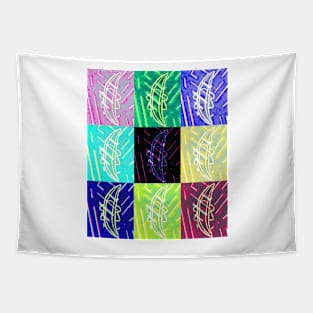 Electric MeepNana Bunch Tapestry