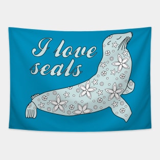 I love seals Tapestry