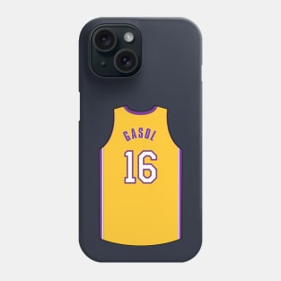 Pau Gasol Los Angeles Jersey Qiangy Phone Case