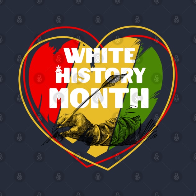 White Black History Month Love by AchioSHan