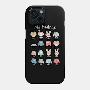 Funny bunny feelings Phone Case