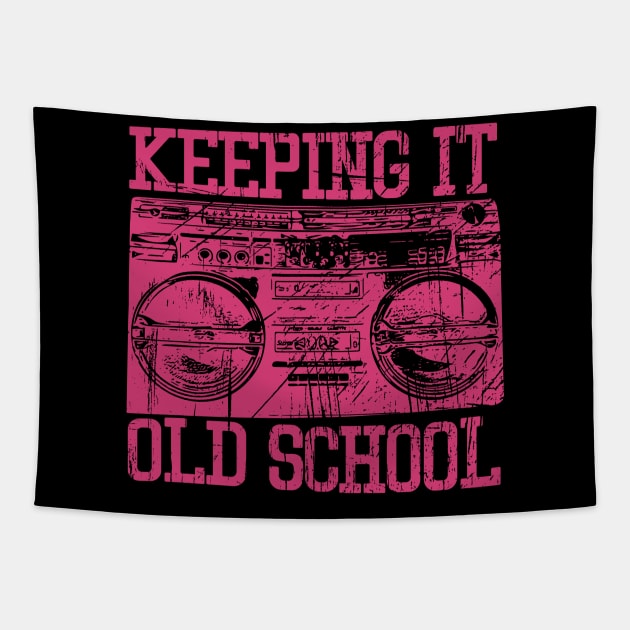 Old School Cassette Player Tapestry by UNDERGROUNDROOTS