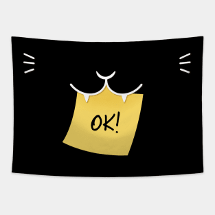 Cat Says OK! Tapestry