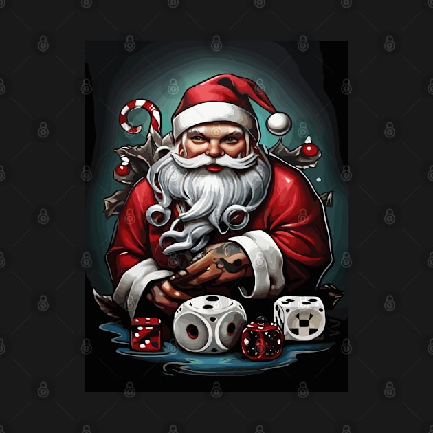 Santa christmas & dices by DayDue