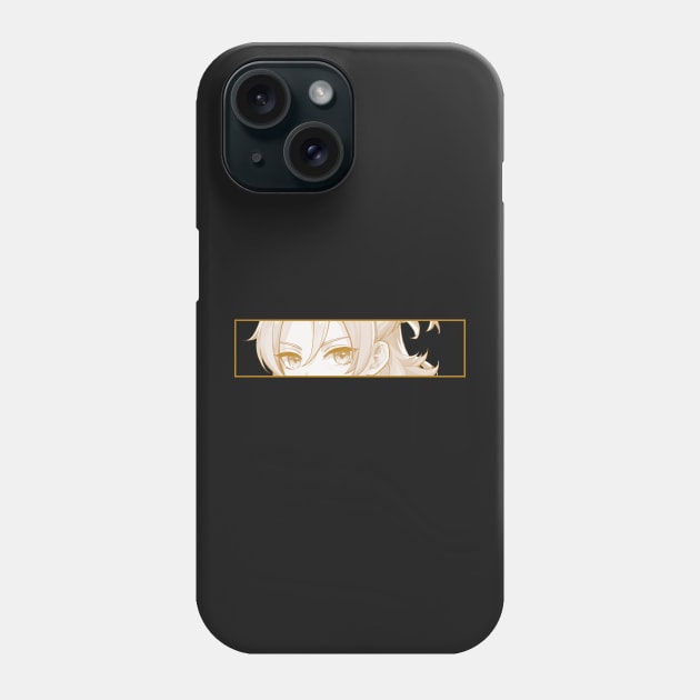 Genshin Impact Husbando Albedo Eyes Phone Case by mardavemardave