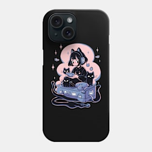 Gaming with cats Phone Case