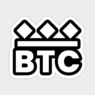 BTC king coin Magnet