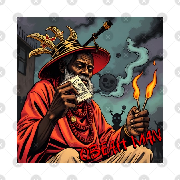 OBEAH MAN – FULL COLOUR – FETERS AND LIMERS – CARIBBEAN FOLKLORE EVENT DJ GEAR by FETERS AND LIMERS