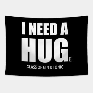 Gin and Tonic Liquor design Tapestry