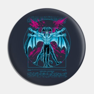 Vitruvian Devil Pin