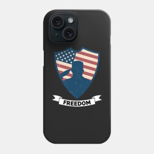 Veterans day, freedom, is not free, lets not forget, lest we forget, millitary, us army, soldier, proud veteran, veteran dad, thank you for your service Phone Case