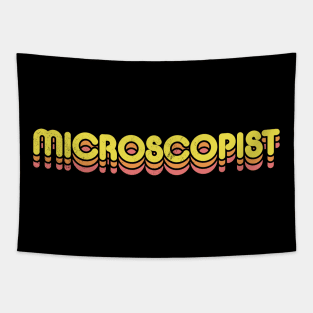 Retro Microscopist Tapestry