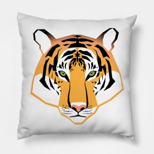 Tiger in the jungle Pillow