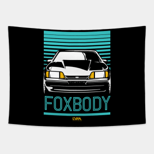 Foxbody Ford Mustang Notch Retro Tapestry