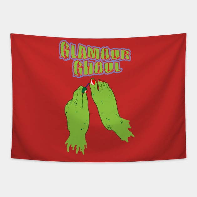 Glamour Ghoul Tapestry by TRYorDIE