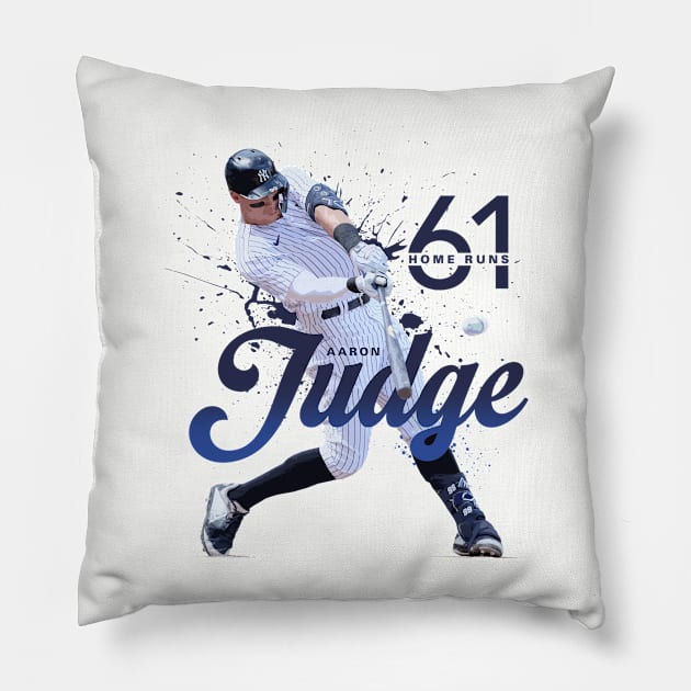 Aaron Judge Pillow by Juantamad