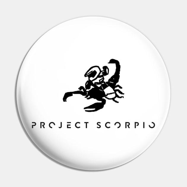 Project Scorpio Black Pin by InTrendSick