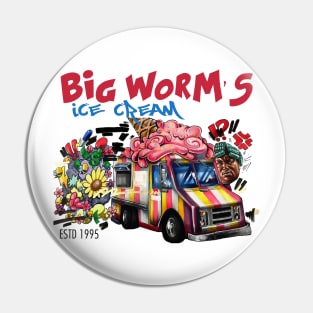 BIG WORM'S Ice Cream Truck Pin