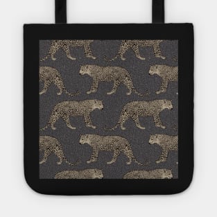 Gold Black Leopards Tote