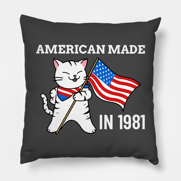 American made since 1981 Pillow by INNATE APPAREL