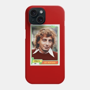 Joe Montana Rookie Card Phone Case