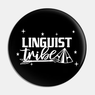 Best Linguist Tribe Retirement 1st Day of Work Appreciation Job Pin