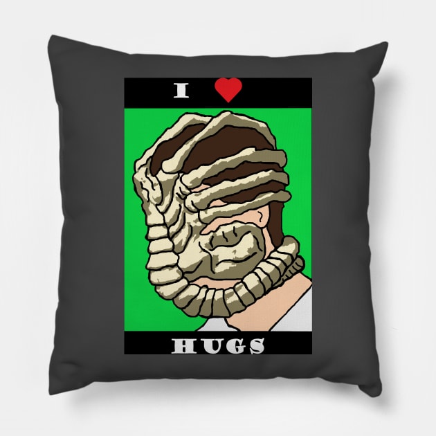 I Love Hugs Pillow by DeliciousAmbiguity