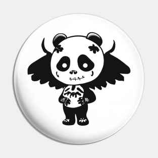 Gothic Panda Pin