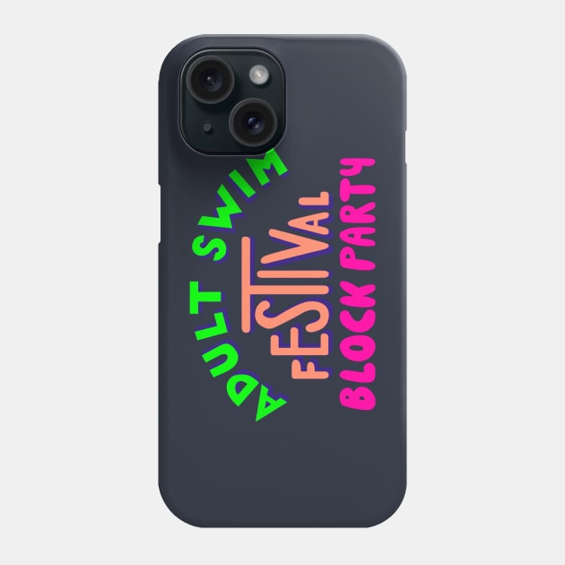 adult swim festival block party Phone Case by Olympussure