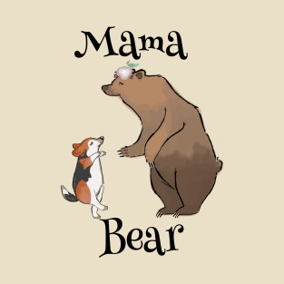 Mama Bear and Baby Beagle T-Shirt