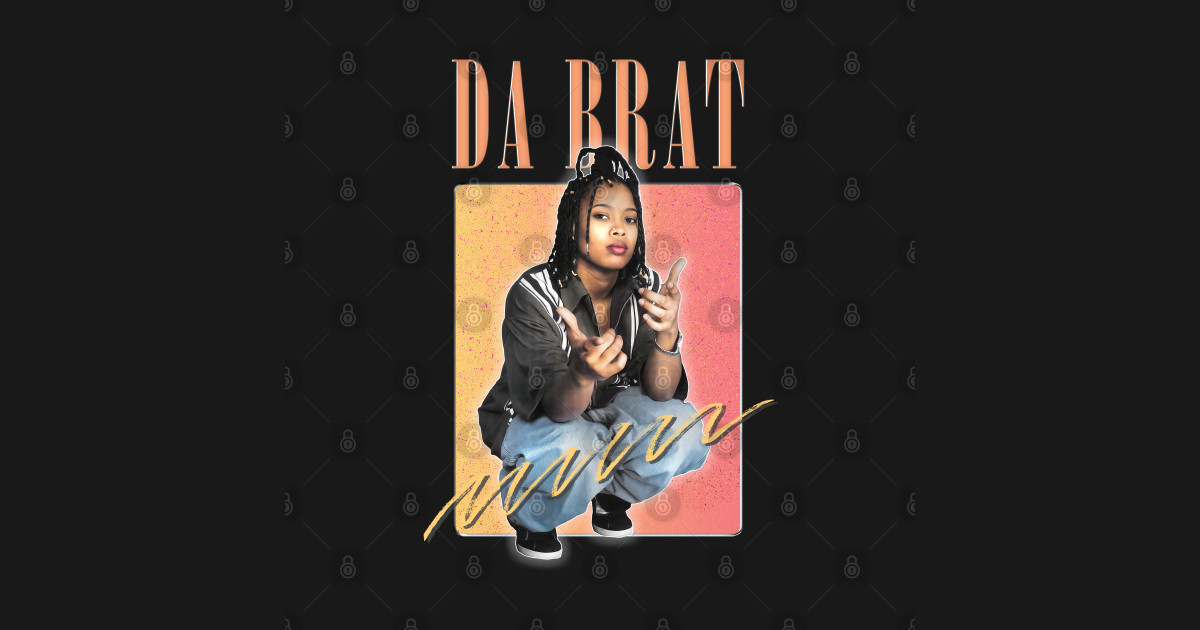 Da Brat \/\ 90s Aesthetic Fan Art Design - Da Brat - T-Shirt | TeePublic