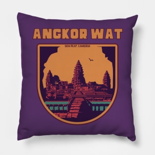 Angkor Wat Cambodia Pillow