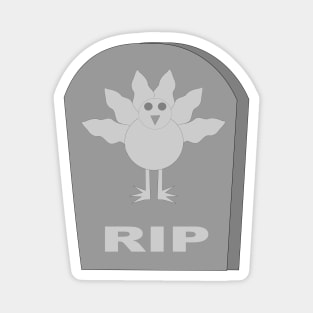 Dead Thanksgiving Turkey RIP Magnet