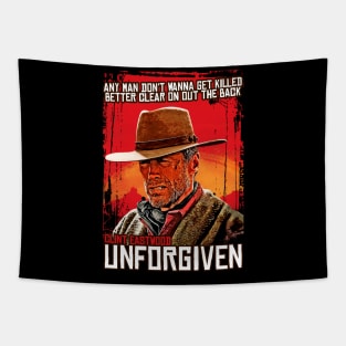 Clint Eastwood Unforgiven Design Tapestry