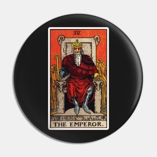 IV. The Emperor Tarot Card Pin