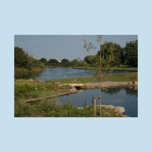 Lakeside View by the Sea T-Shirt