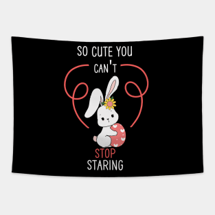 So Cute You Cant Stop Staring Tapestry