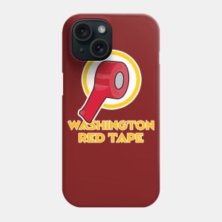 Washington Red Tape Football Team Fun Logo Phone Case