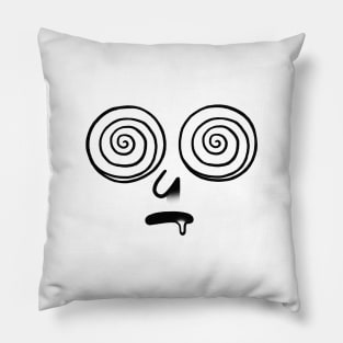 Hypnotic face Pillow