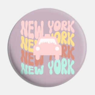 New York Taxi Pin