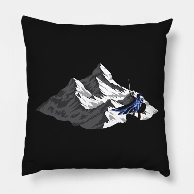 mountains Pillow by Evan_Arking