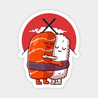 Sushi Hug Magnet