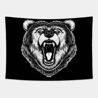 Angry Bear Tapestry